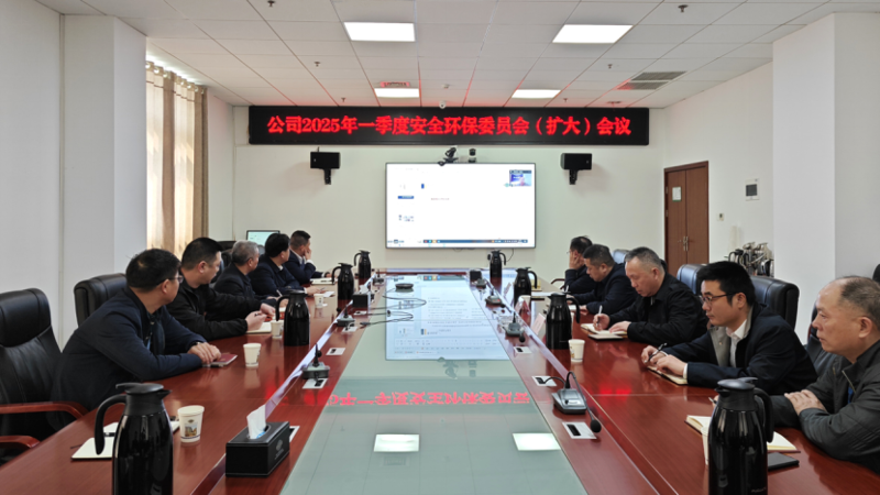 中國化學四化建召開2025年一季度安委會(擴大)會議